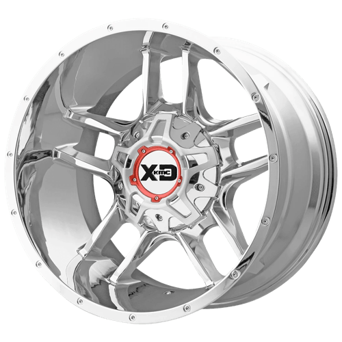 XD Series XD839 CLAMP Chrome 20x12 -44 Custom 78.1mm - WheelWiz
