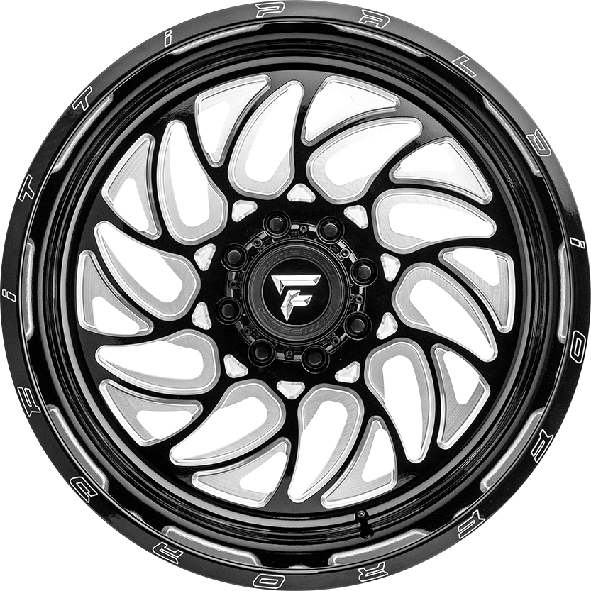 Fittipaldi FTF09 Black Milled 22x14 -76 6x135mm 87.1mm - WheelWiz