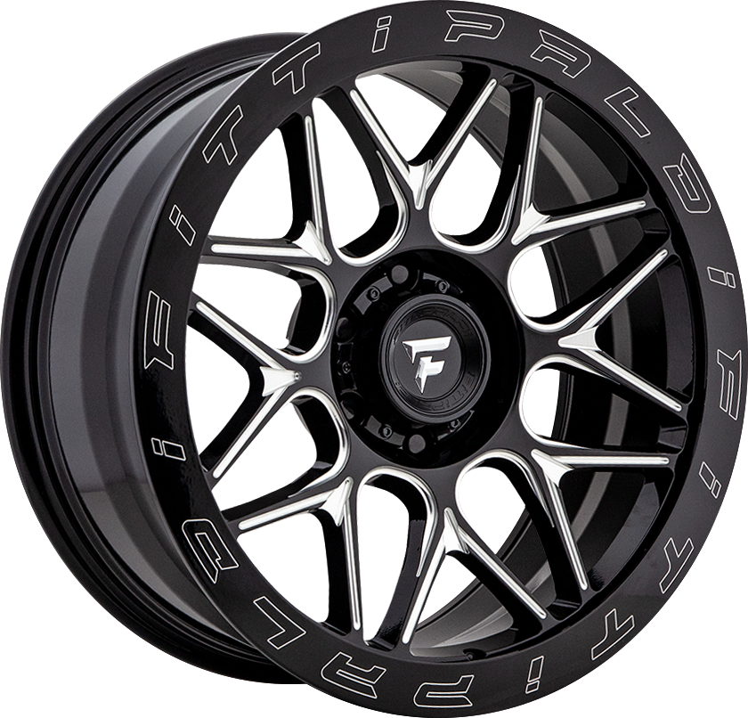 Fittipaldi FTF02 Black Milled 20x9 +6 6x135mm 87.1mm - WheelWiz