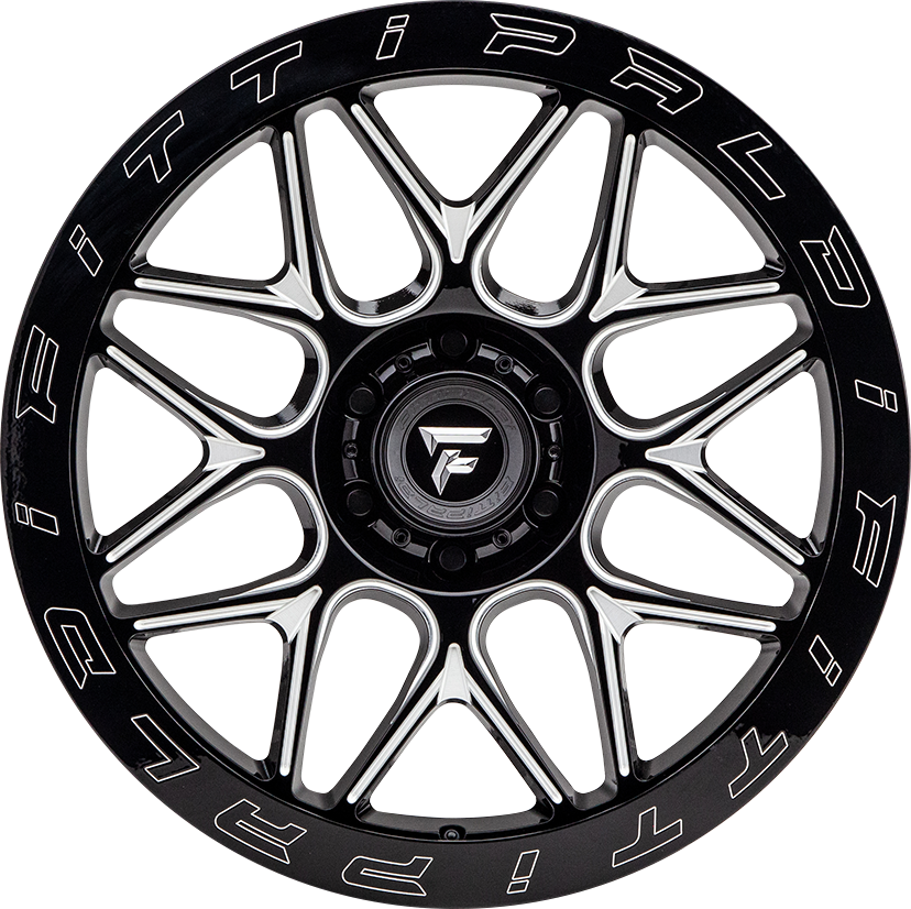 Fittipaldi FTF02 Black Milled 20x9 +6 6x135mm 87.1mm - WheelWiz