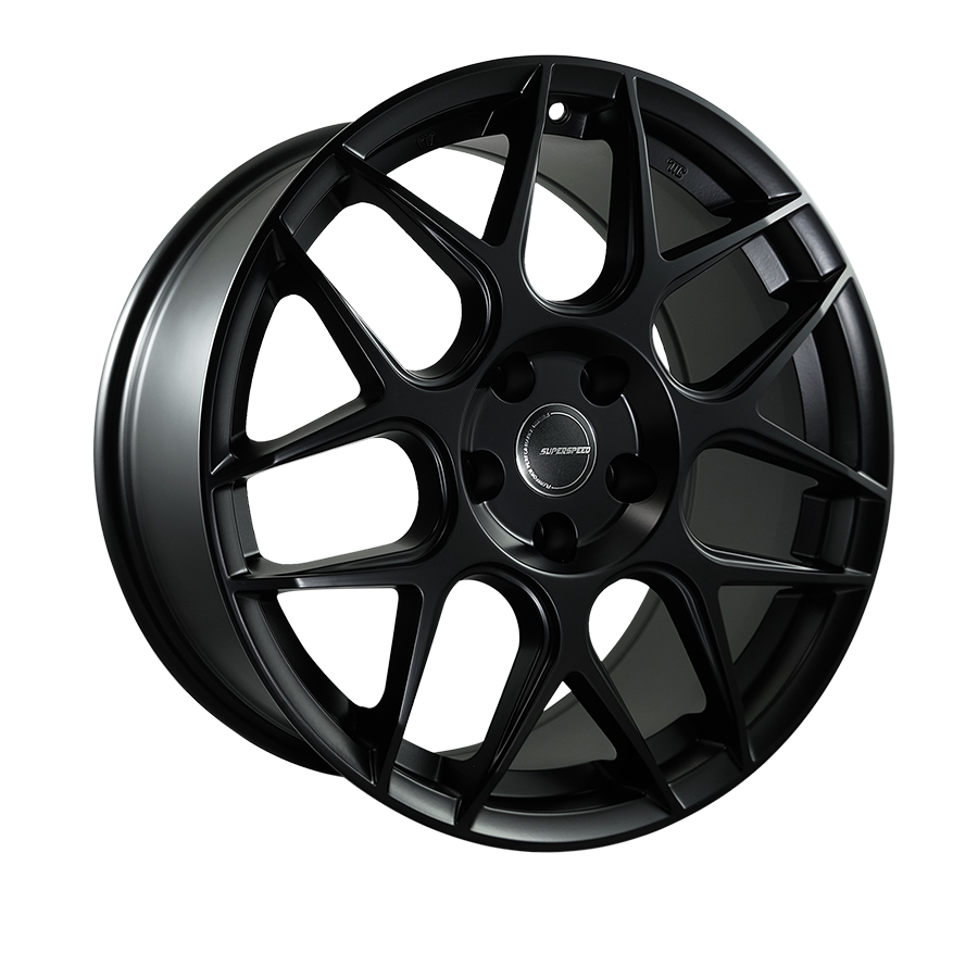Superspeed SS03 Matt Black 18x8.5 +35 5x120mm 72.6mm - WheelWiz