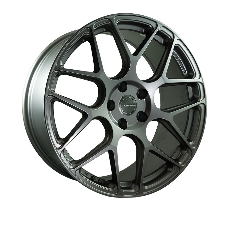 Superspeed RF01 Matt Gunmetal 19x9.5 +35 5x112mm 66.6mm - WheelWiz
