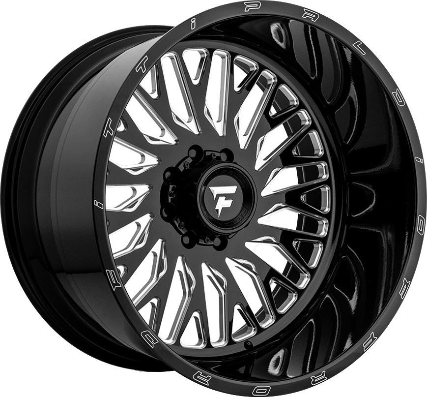 Fittipaldi FTF07 Black Milled 22x14 -76 6x135mm 87.1mm - WheelWiz