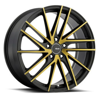 Advanti Turbina Black Face Cut Bronze Clear 18x8 +45 5x114.3mm 73.1mm - WheelWiz