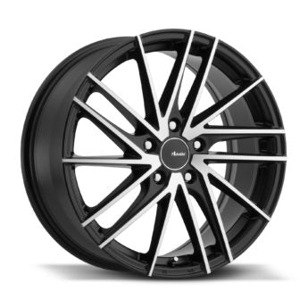 Advanti Turbina Matte Black Machine Face 18x8 +35 5x120mm 74.1mm - WheelWiz