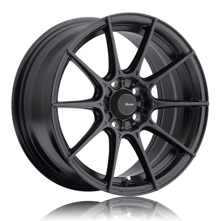 Advanti Storm S1 Matte Black 17x8 +35 5x100mm 73.1mm - WheelWiz