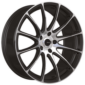 Advanti Svelto Matte Black Machine Face 18x7.5 +45 5x114.3mm 73.1mm - WheelWiz