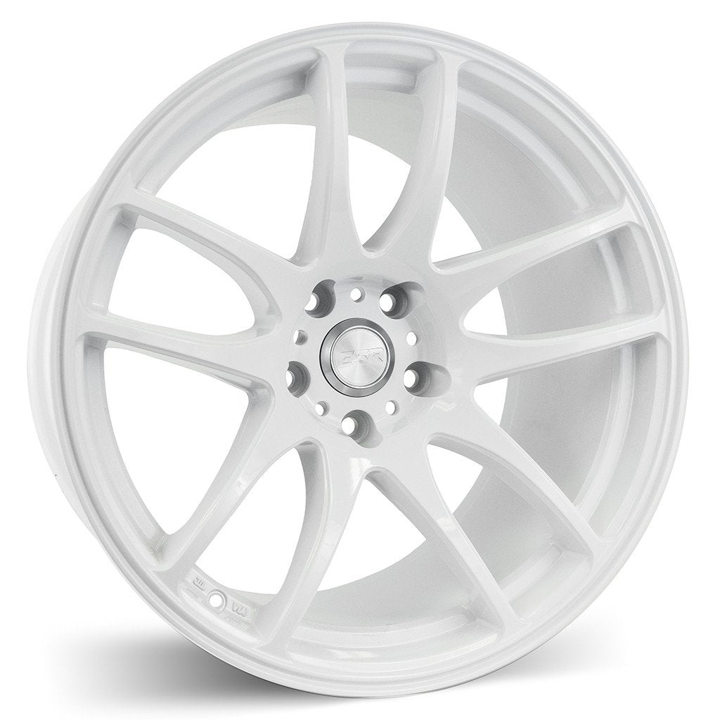 ESR Wheels SR08 Gloss White 18x8.5 +30 5x114.3mm 73.1mm - WheelWiz