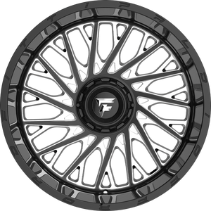 Fittipaldi FTC08 Black Milled 22x12 -44 8x170mm 125.2mm - WheelWiz