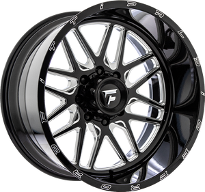 Fittipaldi FTF18 Black Milled 24x14 -76 6x139.7mm 106.2mm - WheelWiz