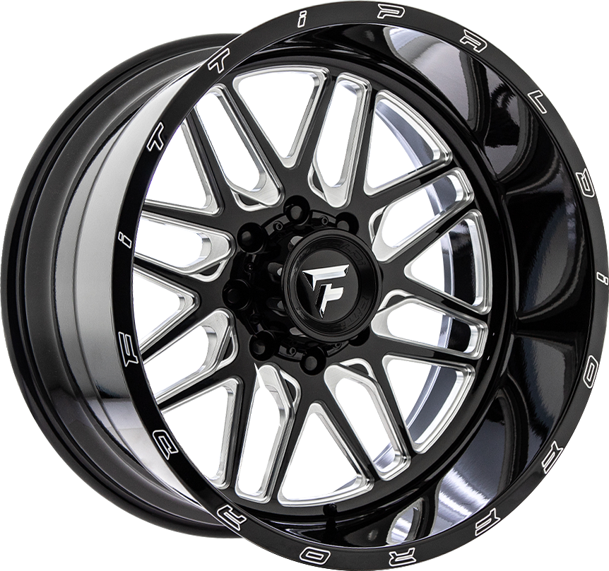 Fittipaldi FTF18 Black Milled 24x14 -76 8x170mm 125.2mm - WheelWiz