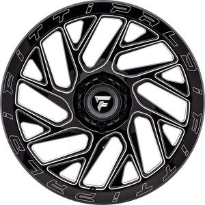 Fittipaldi FTF01 Black Milled 20x9 +6 5x127mm 71.5mm - WheelWiz