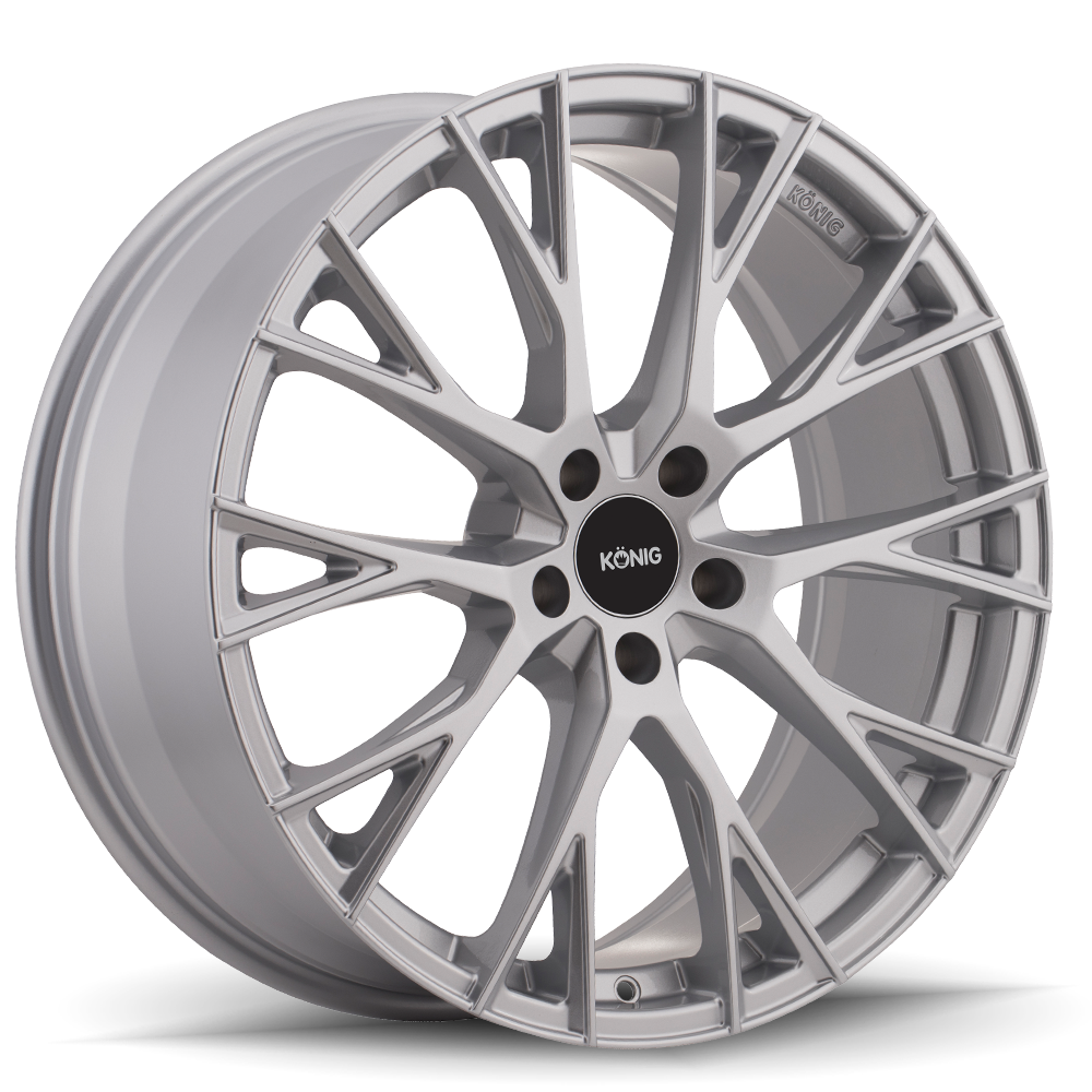 Konig Interflow Metalic Silver 18x8 +40 5x108mm 73.1mm - WheelWiz