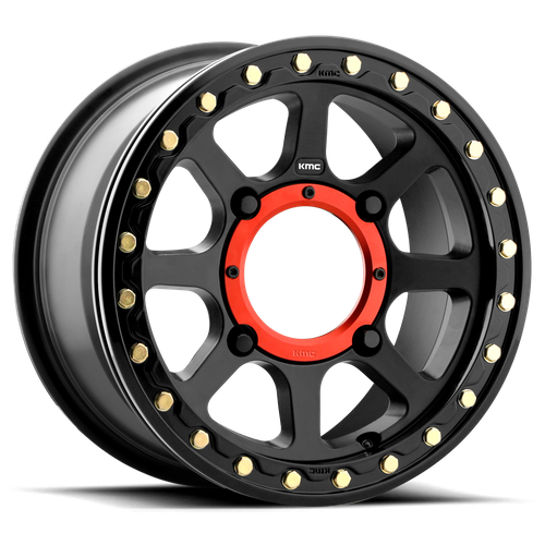 KMC KS234 ADDICT 2 BEADLOCK SATIN BLACK 15x6 +38 4x110mm 86.0mm - WheelWiz