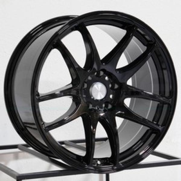 ESR Wheels SR08 Gloss Black 17x8.5 +30 5x114.3mm 72.6mm - WheelWiz