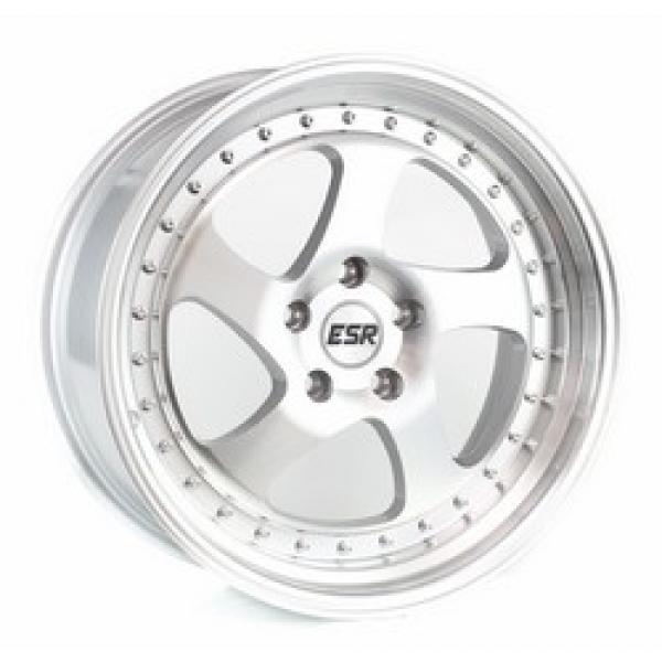 ESR Wheels SR02 MACHINE FACE/MACHINE LIP  18x10.5 +22 5x120mm 74.1mm - WheelWiz