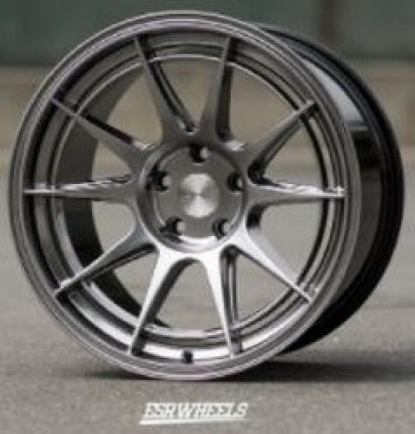 ESR Wheels SR13 HYPER BLACK 18x10.5 +15 5x114.3mm 72.6mm - WheelWiz