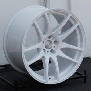 ESR Wheels SR08 Gloss White 18x8.5 +30 5x114.3mm 73.1mm - WheelWiz