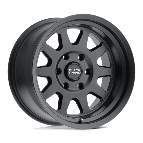 Black Rhino STADIUM Matte Black 17x8 +45 5x130mm 78.1mm - WheelWiz