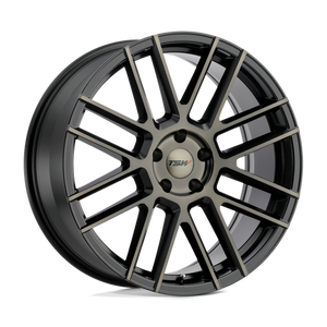 TSW MOSPORT MATTE BLACK W/ MACHINE FACE & DARK TINT 18x8.5 +30 5x114.3mm 76.1mm - WheelWiz