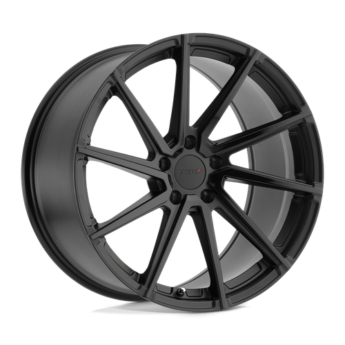 TSW WATKINS DOUBLE BLACK - MATTE BLACK W/ GLOSS BLACK FACE 19x8.5 +40 5x114.3mm 76.1mm - WheelWiz