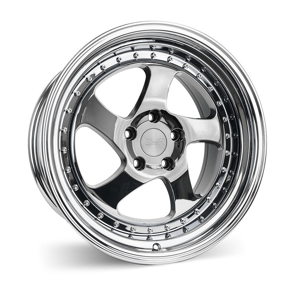 ESR Wheels SR02 Black Chrome 18x10.5 +22 5x114.3mm 73.1mm - WheelWiz