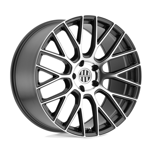 Victor Equipment STABIL GUNMETAL W/ MIRROR CUT FACE 21x9 +47 5x130mm 71.5mm - WheelWiz