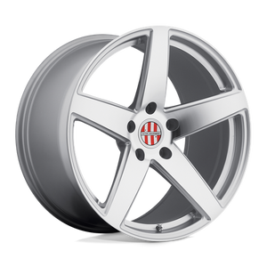 Victor Equipment BADEN SILVER W/ MIRROR CUT FACE 19x8 +45 5x130mm 71.5mm - WheelWiz