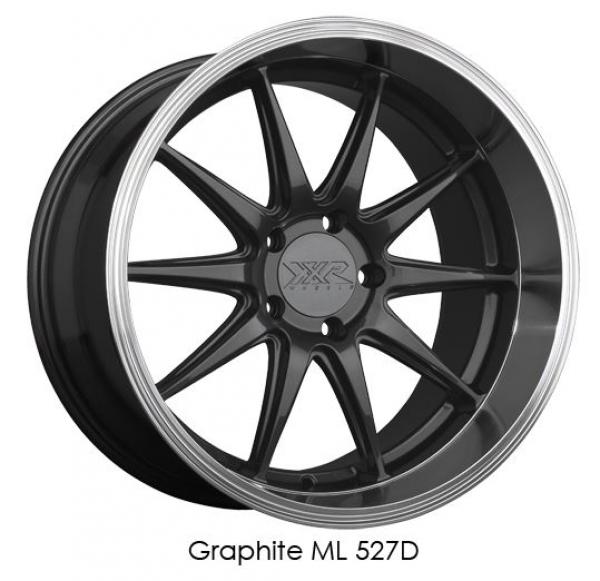 XXR Wheels 527D Graphite / ML 20x10.5 +20 5x114.3mm 73.1mm - WheelWiz