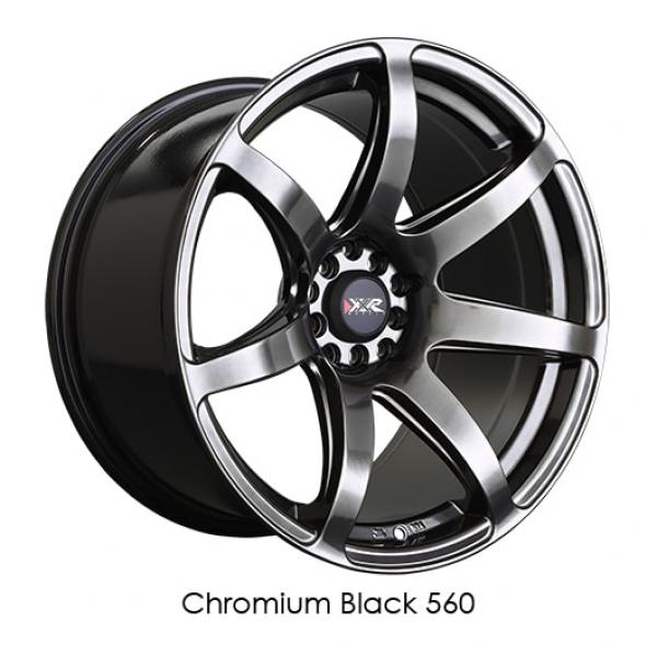 XXR Wheels 560 Chromium Black 18x10 +20 5x100,5x114.3mm 73.1mm - WheelWiz